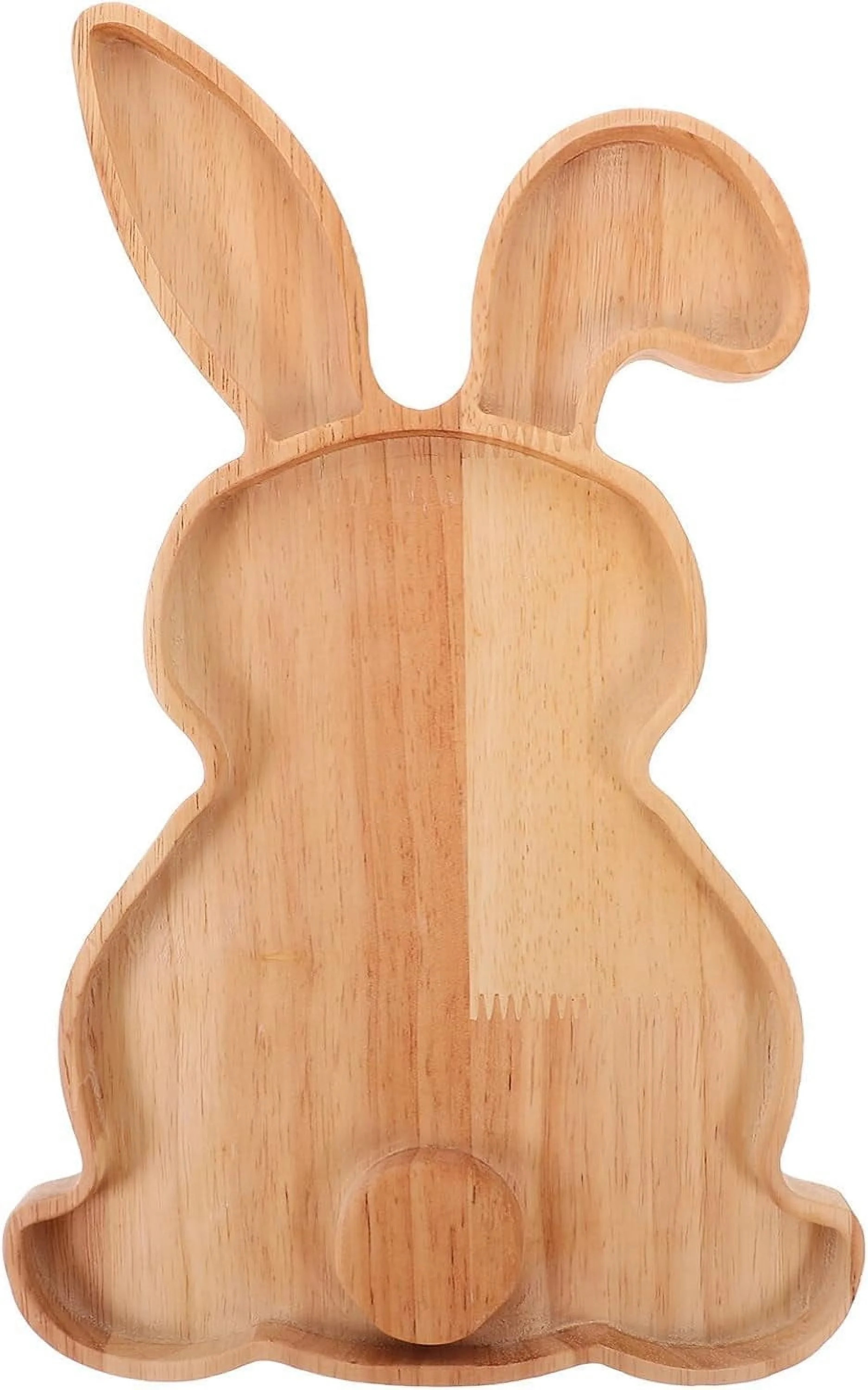 Cute Wooden Easter Bunny Charcuterie Board, Serving Platter for Cheese and Food, Charcuterie Boar... | Walmart (US)