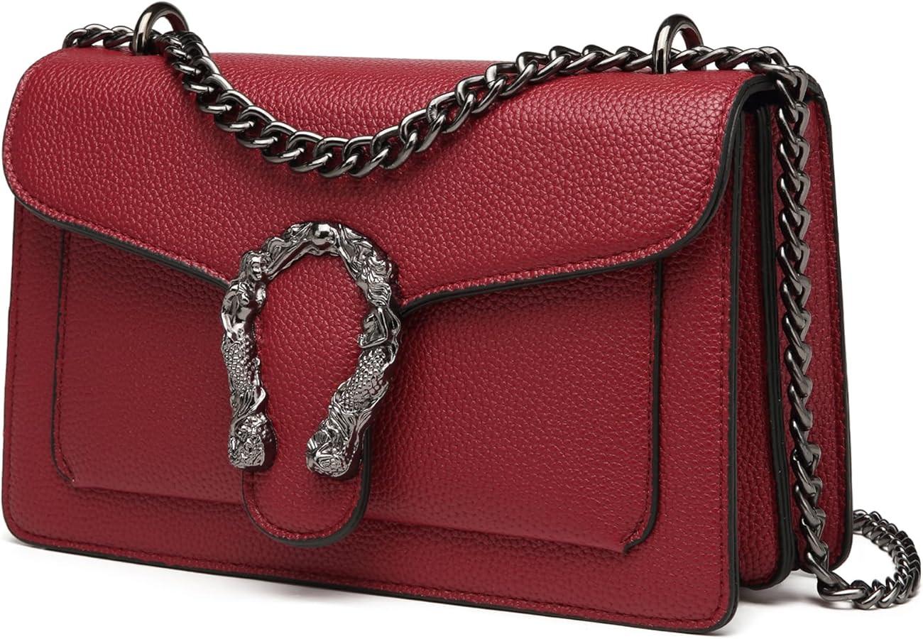 Travistar Damen Umh\u00e4ngetasche Kleine - Kette Schulterriemen Crossbody Bag - Lingge Tasche Sc... | Amazon (DE)
