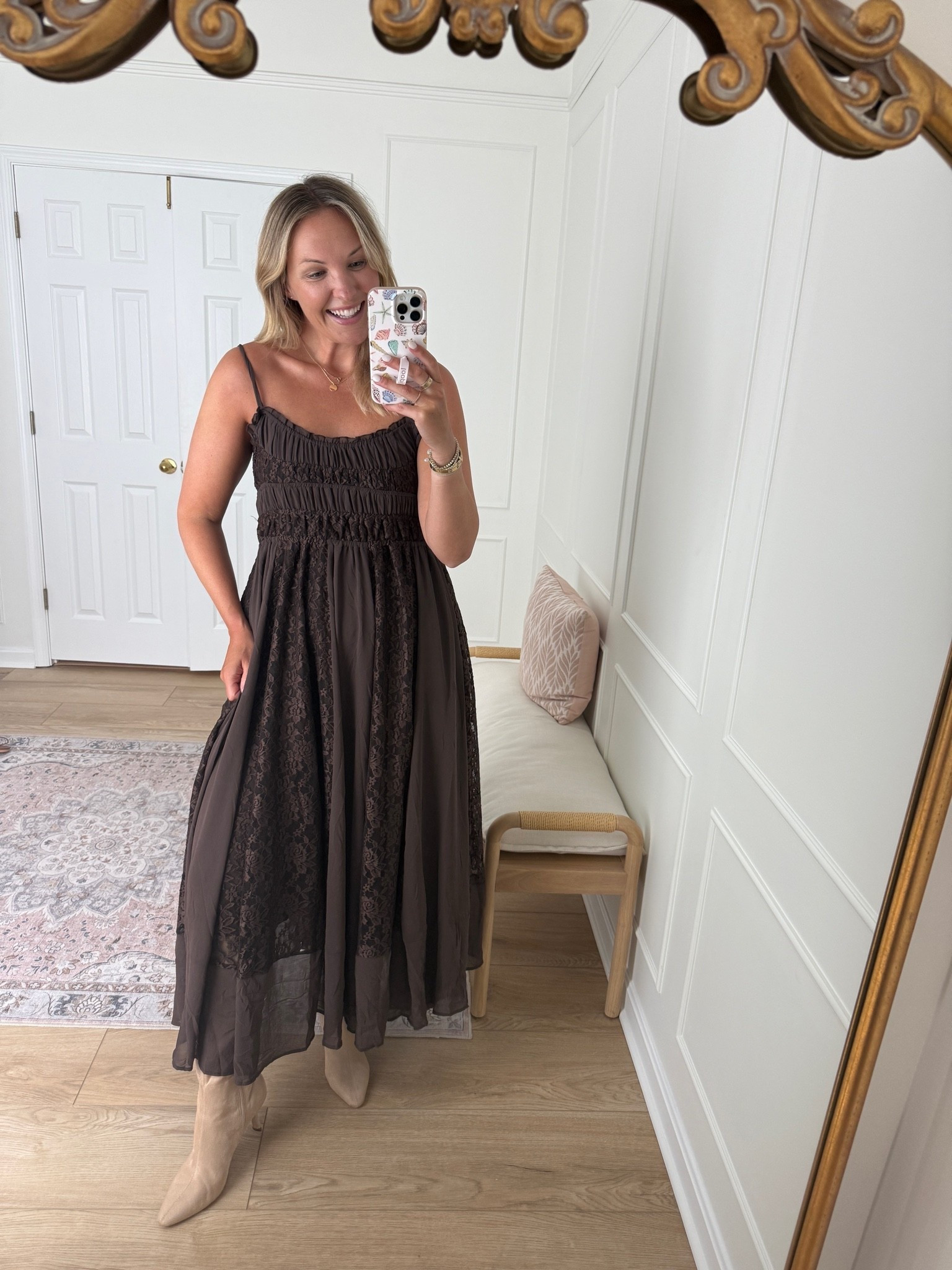 Fall occasion dress - wearing a med

#LTKMidsize #LTKSeasonal