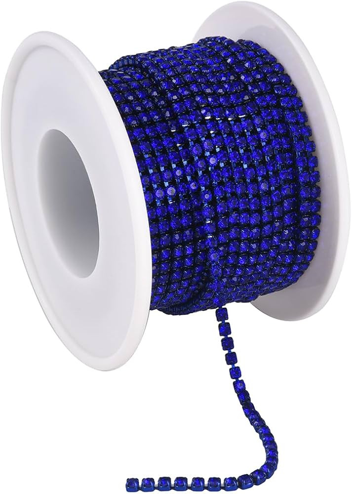 Blinginbox 10 Yards Crystal Rhinestone Trim Ribbon Close Chain For Sewing Bedazzling SS16 Jewels ... | Amazon (US)