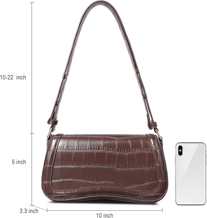 CLUCI Small Shoulder Bags,Crossbody Purses for Women Vegan Leather Handbag Clutch Hobo Purse | Amazon (US)