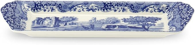 Spode Blue Italian Small Tray - 9 Inch Porcelain Decorative Serving Tray - Shallow Serving Bowl f... | Amazon (US)