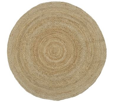 Round Jute Rug, 8', Natural | Pottery Barn (US)