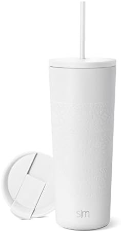 Simple Modern Insulated Tumbler with Straw Lid and Flip Lid | Travel Coffee Mug Reusable Cup | Ho... | Amazon (US)