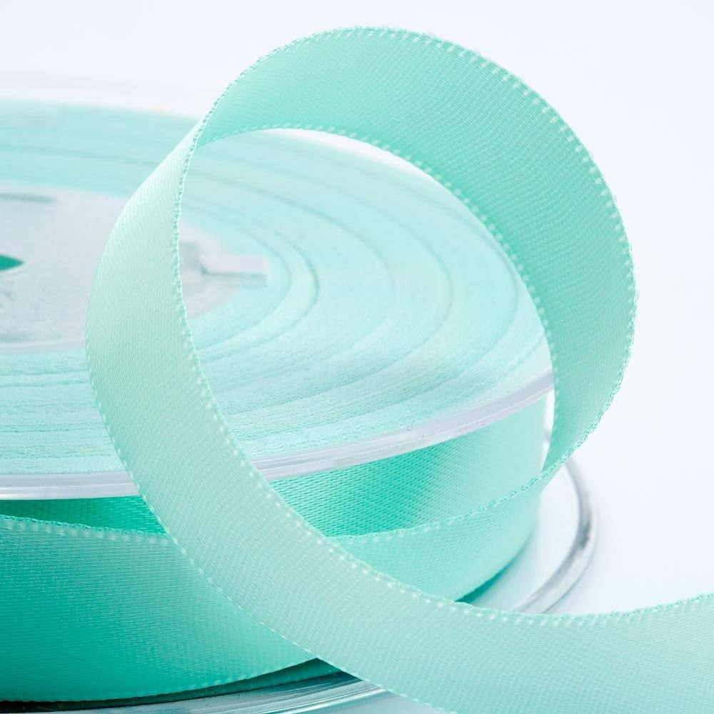 Italian Options Satin Ribbon, 10mm Wide x 25 Metre Roll, Mint | Amazon (UK)