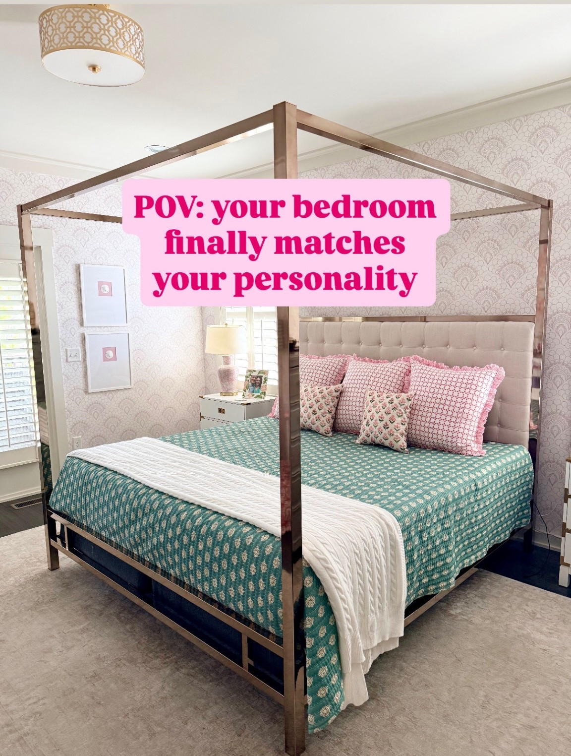 Spring bedroom refresh, Palm Beach style! 💚💖 



#LTKHome #LTKSeasonal #LTKOver40