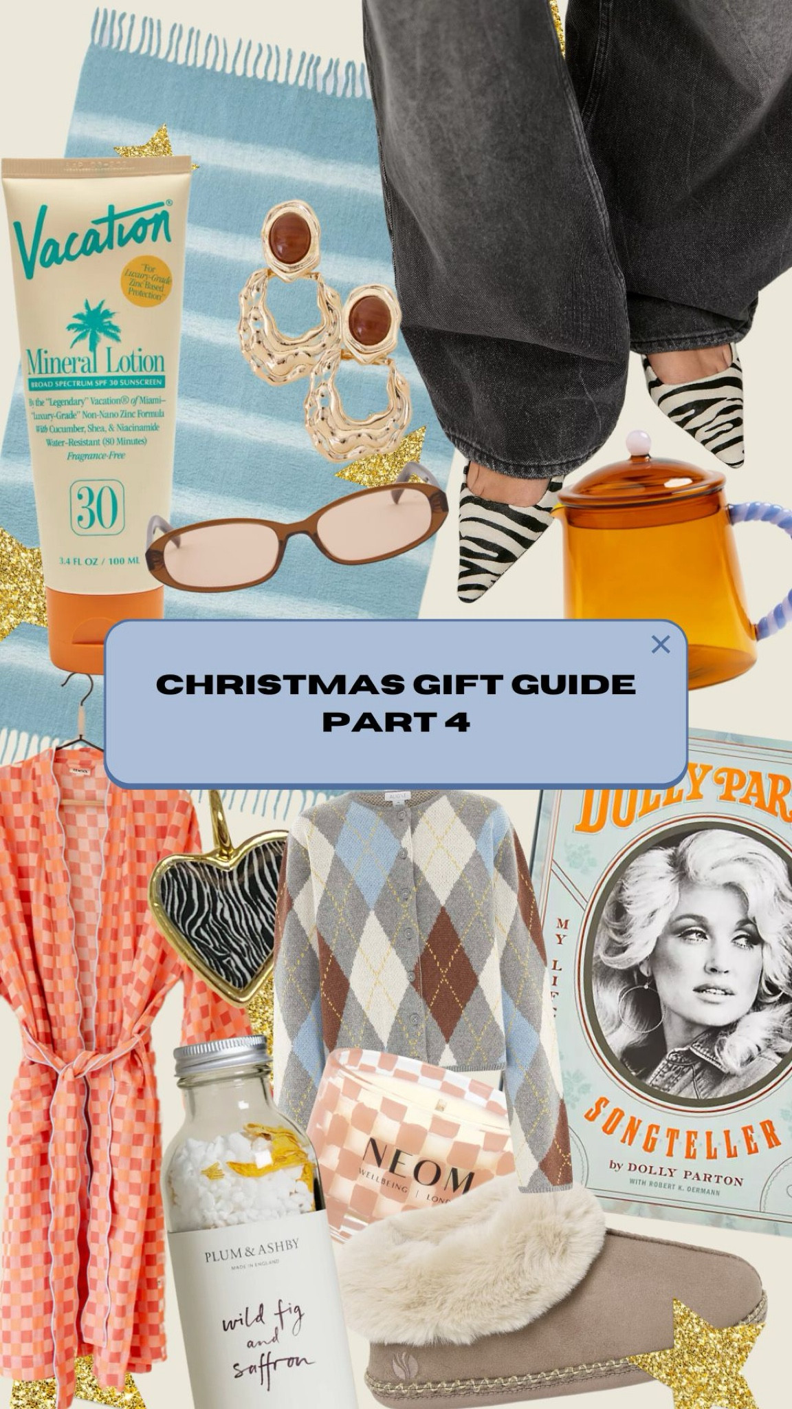 🎁 Christmas Gift Guide Part 4 is all about cosy, stylish, and thoughtful gifts! 🌟 I’ve rounded up some amazing finds, from cosy slippers and robes to a gorgeous coffee table book by Dolly Parton and self-care favorites like Neom and Vacation skincare. Perfect for gifting (or treating yourself)! Tap to shop these holiday picks! ✨ #LTKHoliday #HolidayGiftGuide #CozyGifts #LTKSeasonal #GiftIdeas #ChristmasShopping #GiftGuide