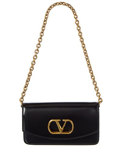 VLogo Leather Shoulder Bag | Rue La La
