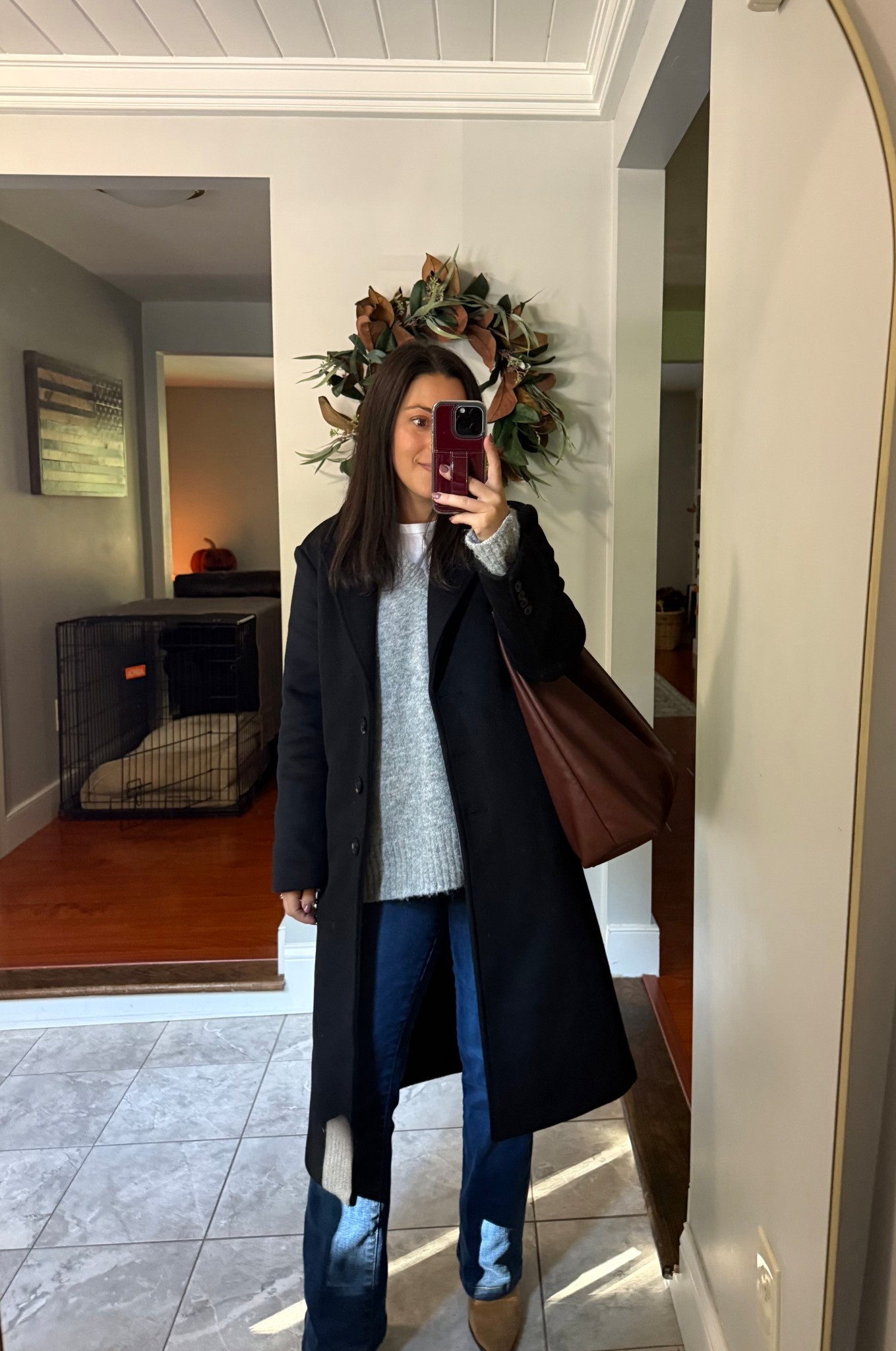 SALE! My favorite dress coat is on sale & these oversized sweaters I’ve been wearing non stop since the fall. Wearing size xs petite coat, xs sweater.

Winter outfits, dress coat, winter coat, jackets, petite coats, oversized sweaters, v neck sweater, dad sweater, casual outfits, mom outfits, topcoat, neutral outfits, grey sweater, bootcut jeans, petite 

#LTKPetite #LTKSaleAlert #LTKSeasonal