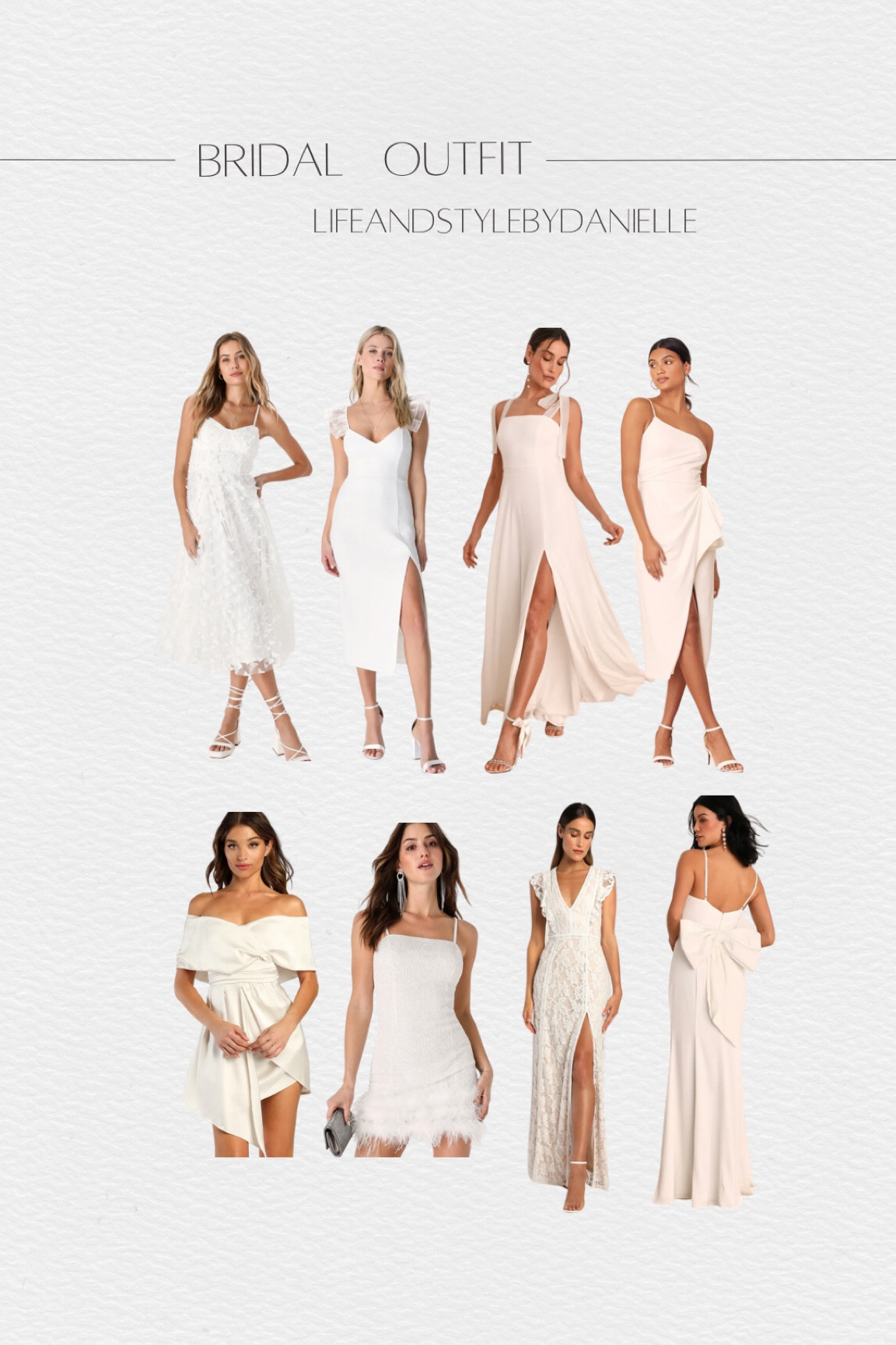 Bridal outfits from lulus 

#LTKwedding #LTKSeasonal #LTKunder100