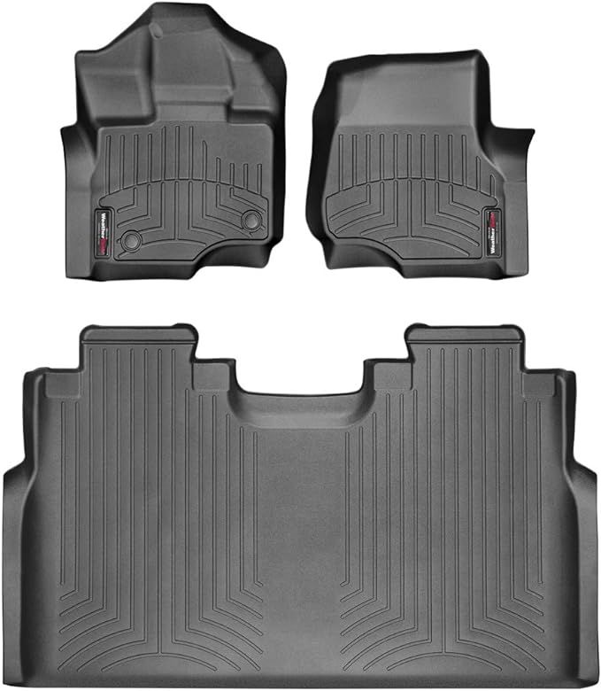 WeatherTech Custom Fit FloorLiner for 2015-2020 Ford F-150 SuperCrew Models-Bucket Seating-1st an... | Amazon (US)