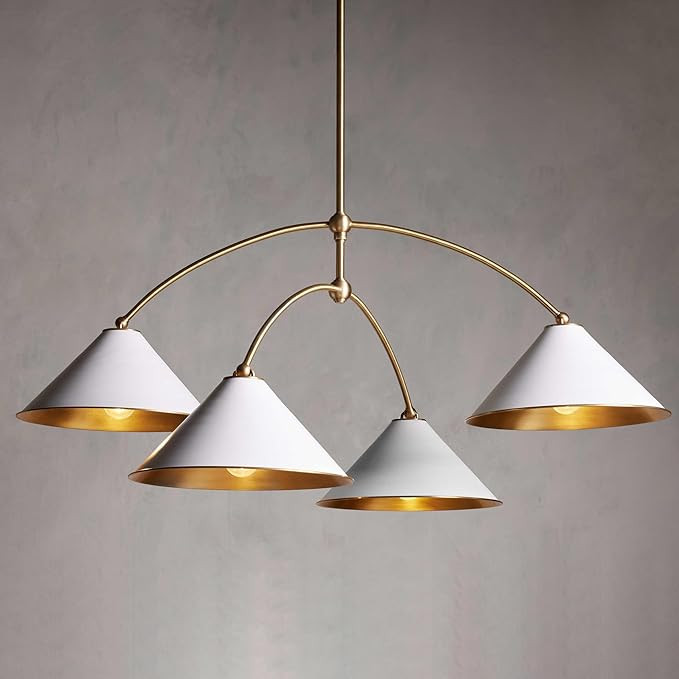 Arno 4 Light Chandelier (Ivory) | Amazon (US)