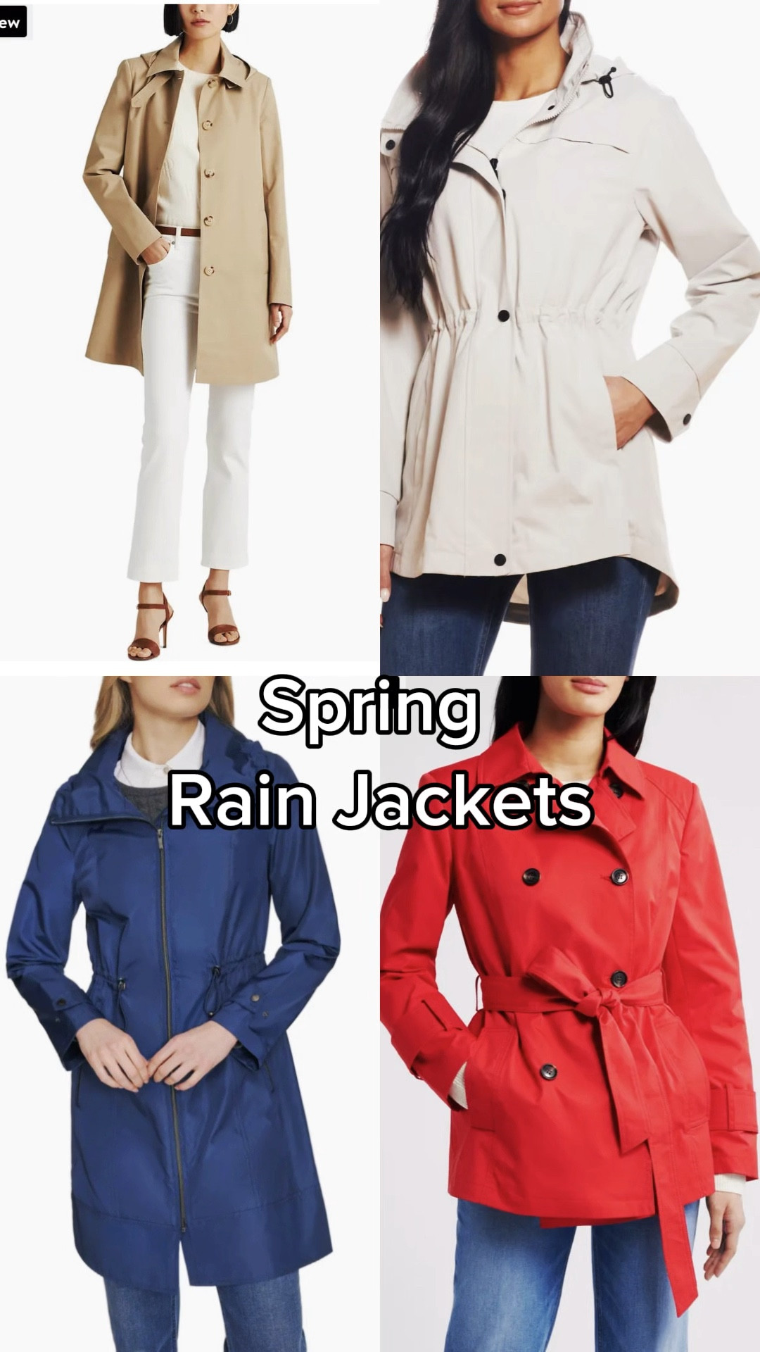 My grandmother used to always say “ April Dhowers bring May Flowers.”  With April upon us, a rain jacket or coat is a must for travel, commuting or running around your home town. These finds are a stylishway to stay dry during April  

#LTKOver40 #LTKSaleAlert #LTKTravel