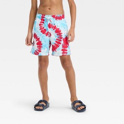 Boys' Tie-Dye Swim Shorts - Cat & Jack™ | Target