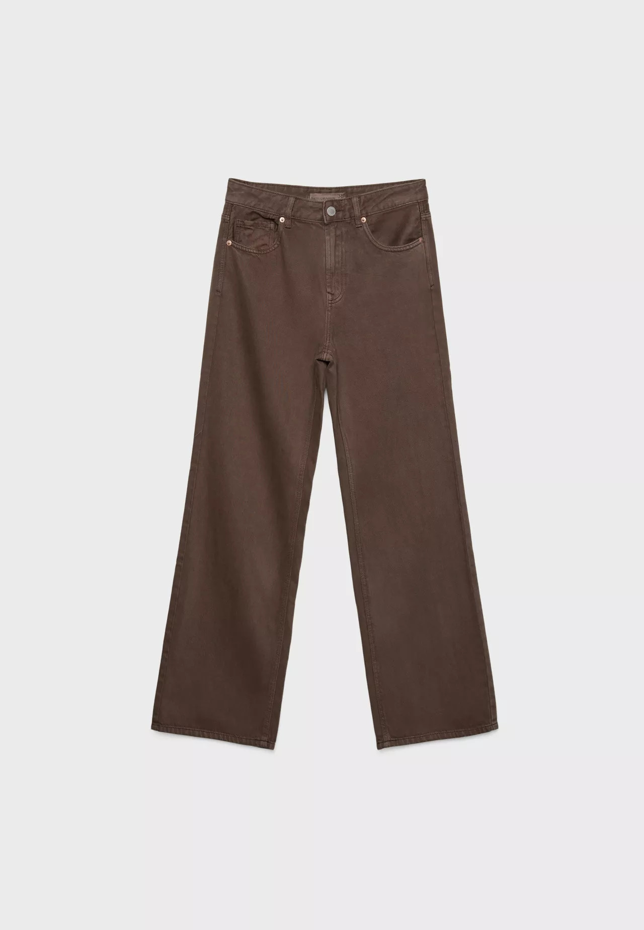 D92 Straight Wide Jeans | Stradivarius (UK)