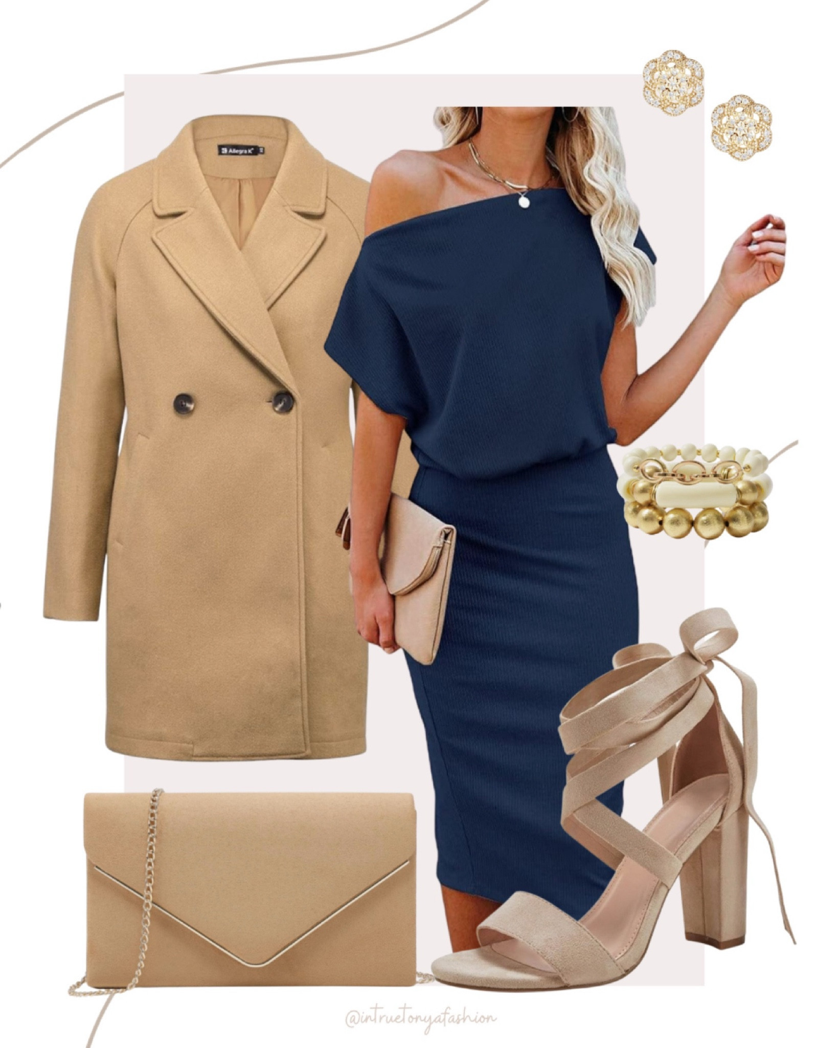 Fall wedding guest dress from Amazon with a navy bodycon dress, khaki pea coat, heels and matching clutch handbag


//Fall outfits 2024, fall fashion finds,petite fashion, casual mom outfit ideas, fall outfit amazon, amazon outfit ideas, casual outfit ideas, outfit inspo, casual fashion, amazon fall fashion,  casual outfit fall, cute casual outfit, outfit ideas fall, amazon shoes, amazon bag, purse, size 4-6, casual fall outfits, casual outfit ideas everyday, fall tops, fall shoes, fall bags #ltkfindsunder100 #ltksalealert #ltkseasonal 

#LTKStyleTip #LTKFindsUnder50 #LTKWedding