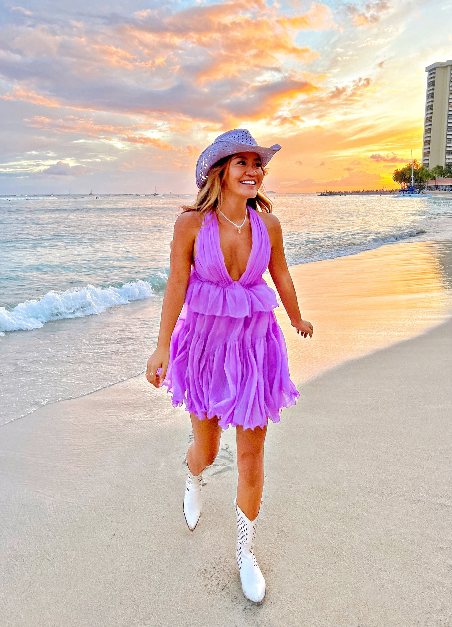 Asos summer dress. I am wearing size 6

asos, urban outfitters, midi dress, mini dress, purple dress, boots, memorial sale,  boots, White boots, prom dress, wedding Guest, vacation dress, tropical wear, casual outfit, cowboy hat

#LTKswim #LTKunder50 #LTKtravel