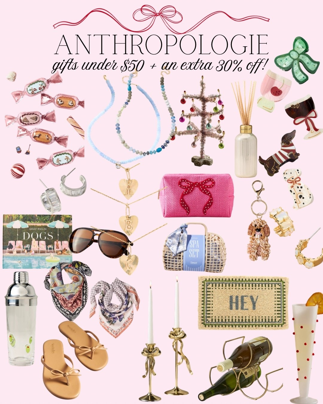 Anthropologie gifts under $50 + an extra 30% off!! Unbelievably good deals on the cutest gifts for the holidays 💕

#LTKGiftGuide #LTKHoliday #LTKCyberWeek