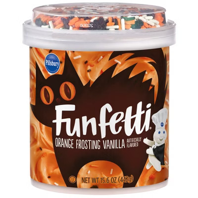 Pillsbury Funfetti Halloween Vanilla Flavored Frosting, 15.6oz | Target