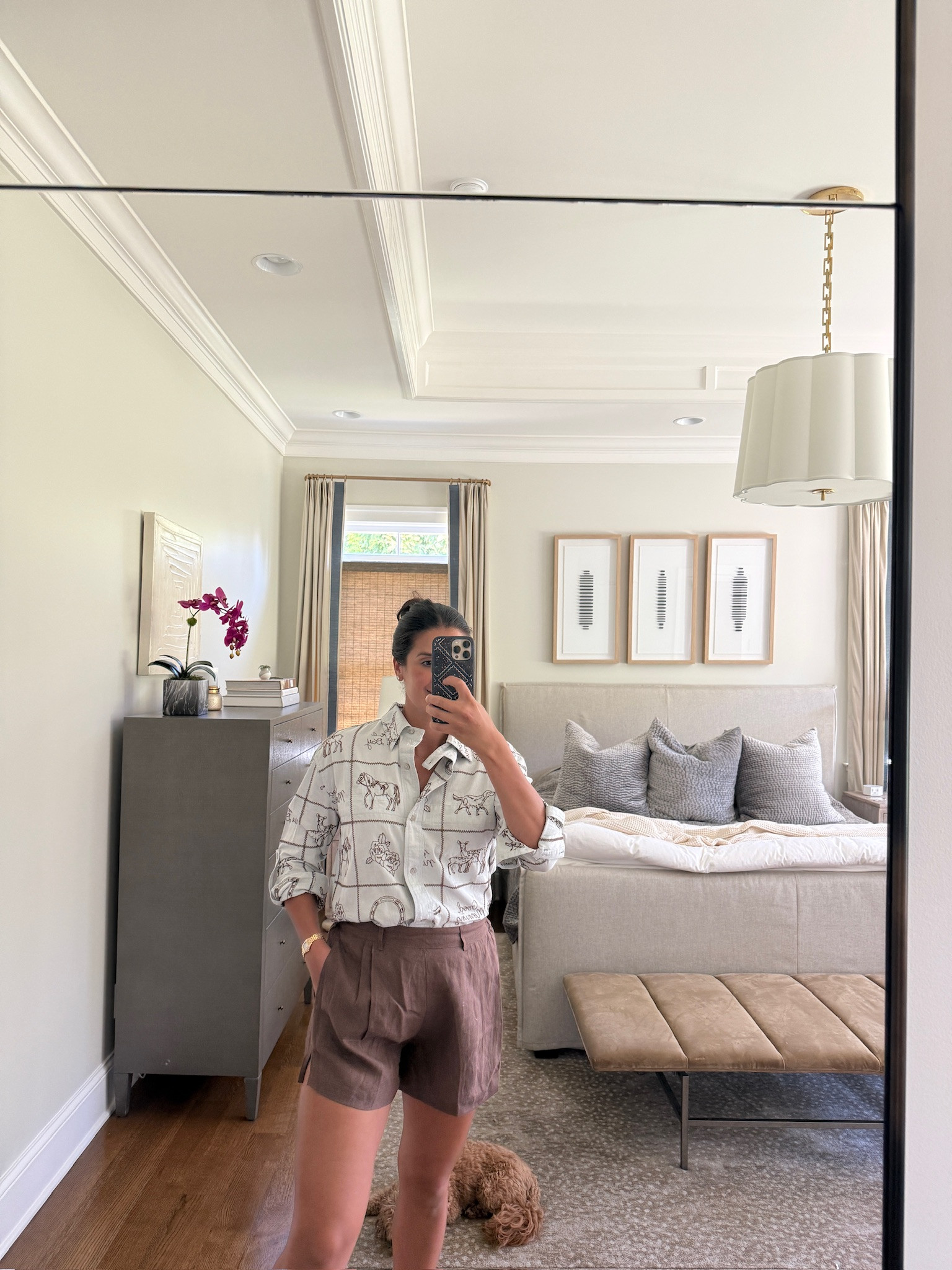 TTS: M

Shopbop, vitamin a, linen shorts, rodeo shirt, summer outfit, cma fest outfit, stage coach, country outfit inspo women’s, Grace white