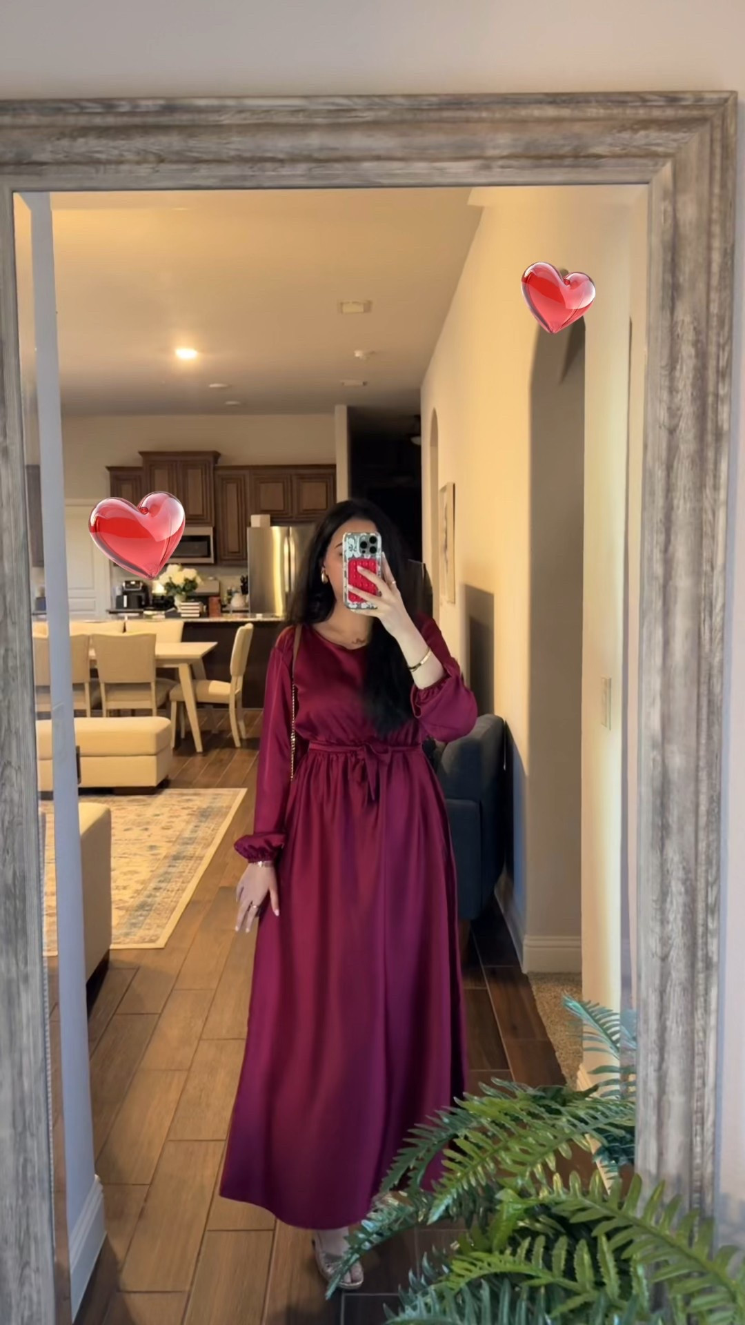 Red satin dress ❤️ #galaoutfit #fancydress #satindress #modestfashion 

#LTKStyleTip