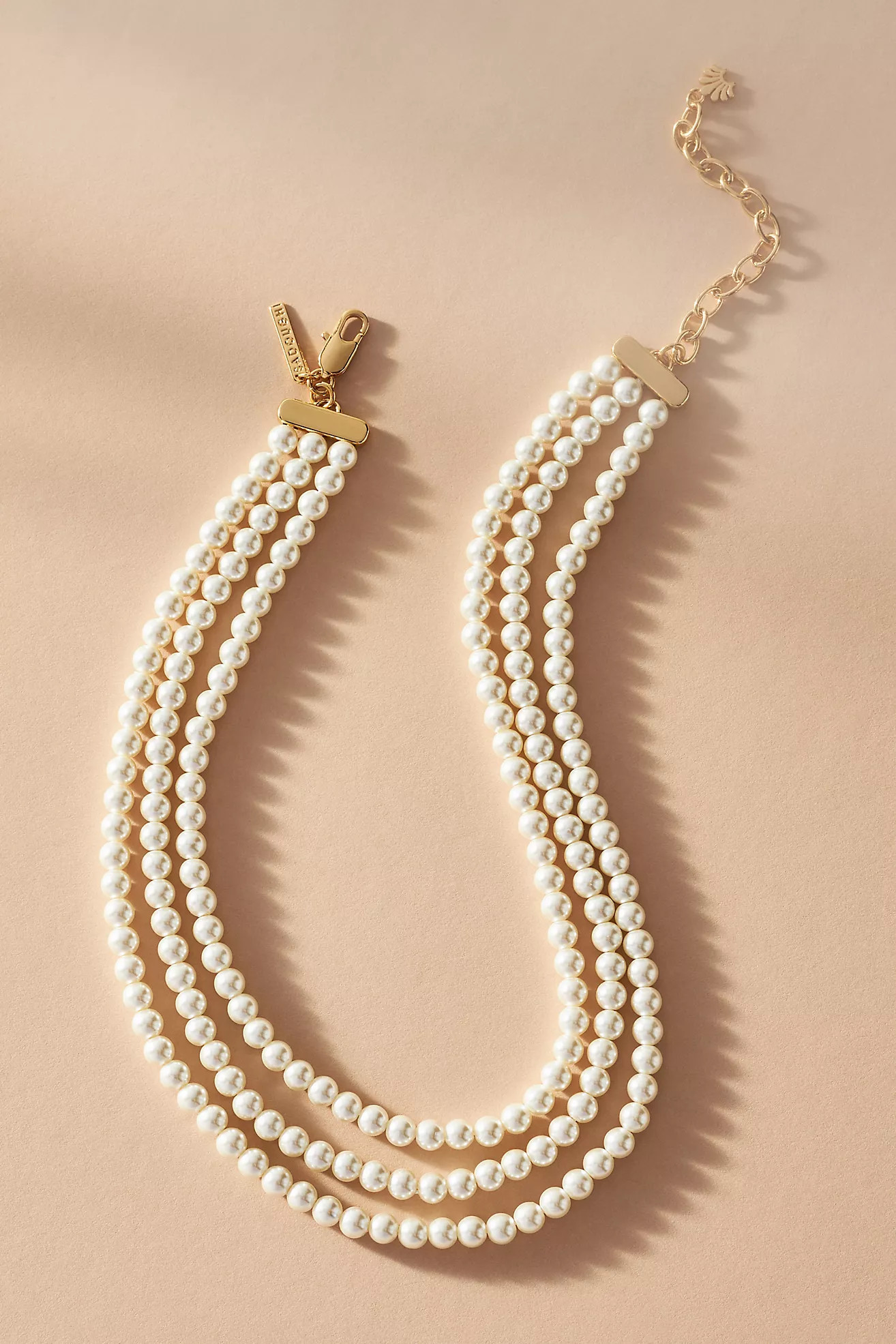Lele Sadoughi Triple Pearl Necklace | Anthropologie (US)