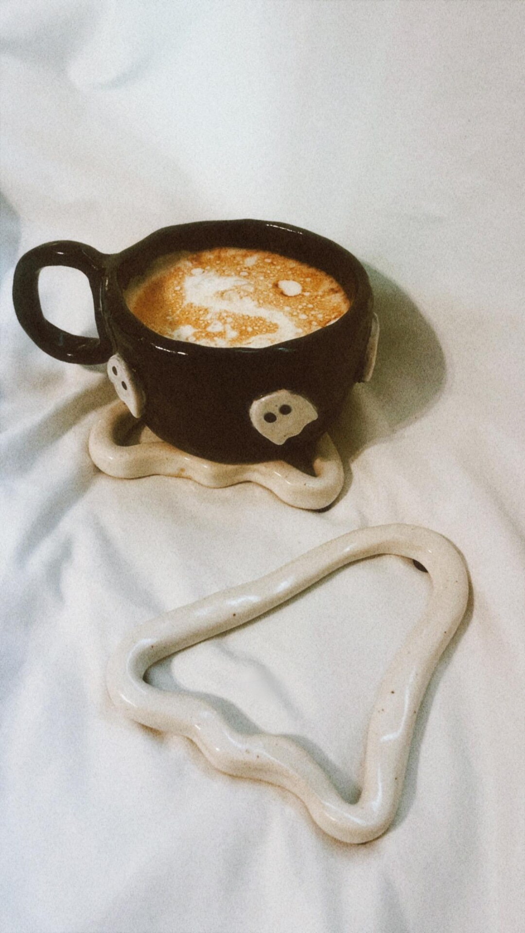 Ghosters Ghost Coasters, Handmade Ceramics, Handamde Pottery, Halloween Decor, Spooky Season, Fal... | Etsy (US)