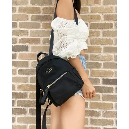 Kate Spade New York Chelsea The Little Better Nylon Mini Backpack Black | Walmart (US)