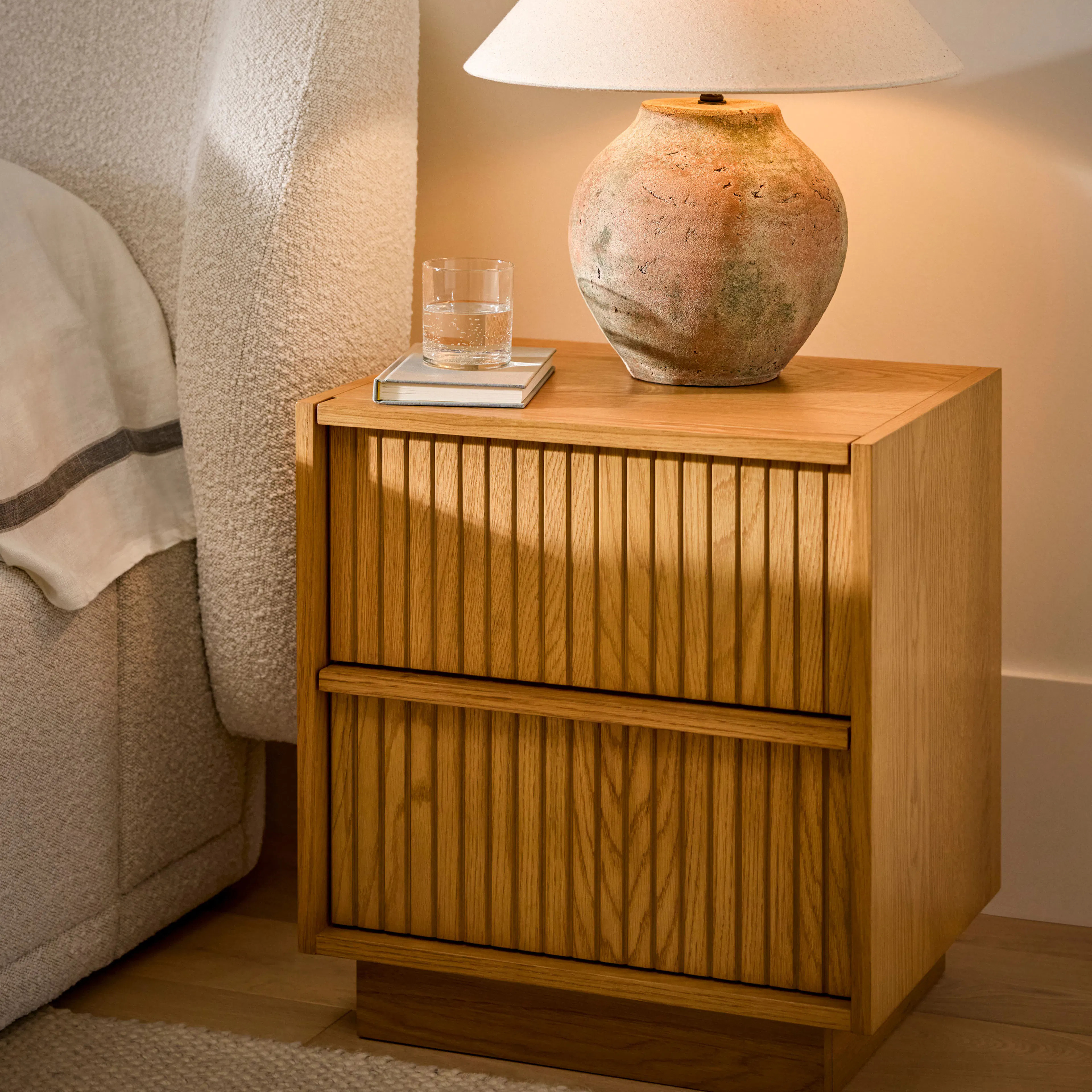 Kouva 2-Drawer Nightstand - Natural Oak | Article