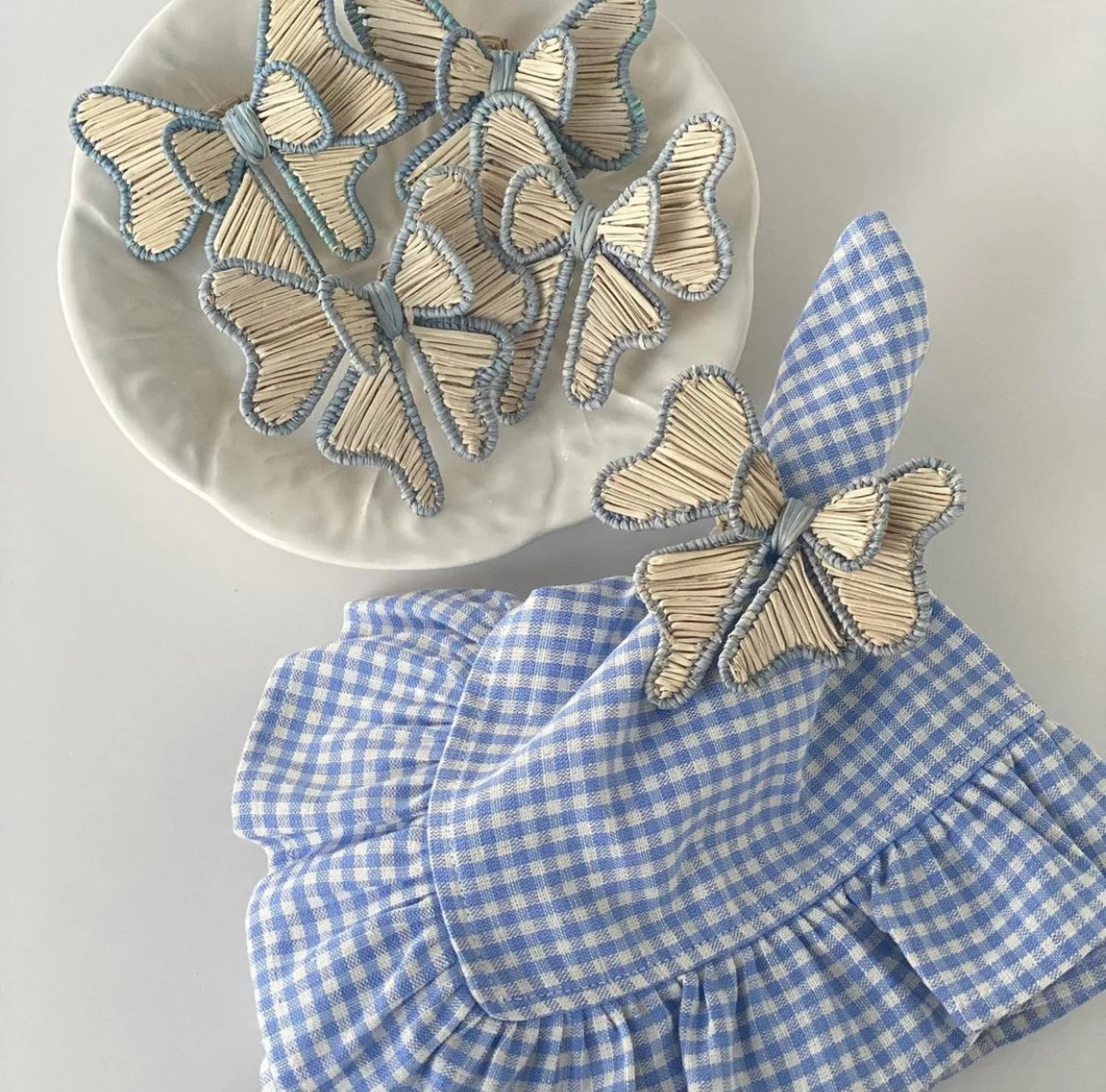 Bow Napkin Ring Trim Colored | Etsy | Etsy (US)