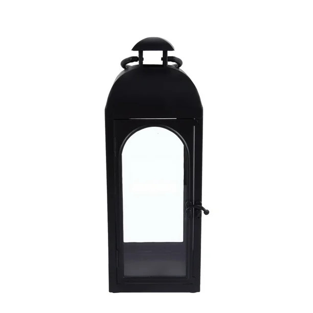 Better Homes & Gardens Metal Candle Holder Lantern, Black, Small - Walmart.com | Walmart (US)