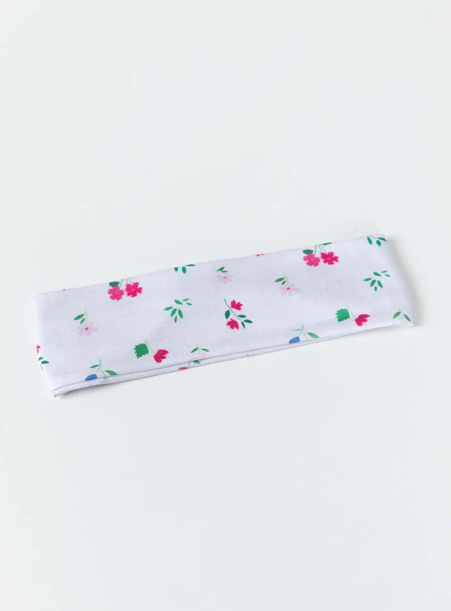The Juney Headband White Floral | Princess Polly US