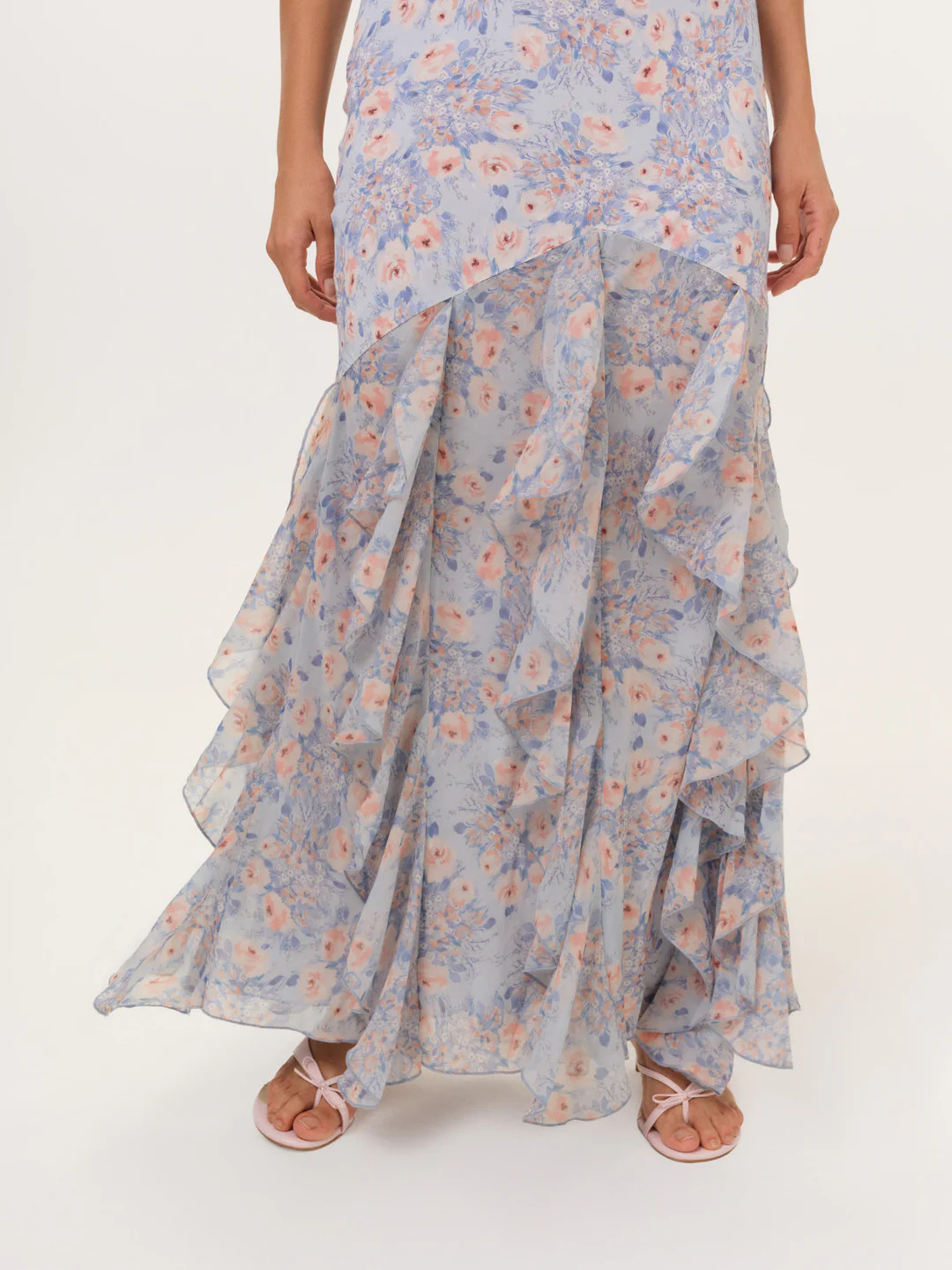 Elea Maxi Dress \u2014 Blue | For Love & Lemons