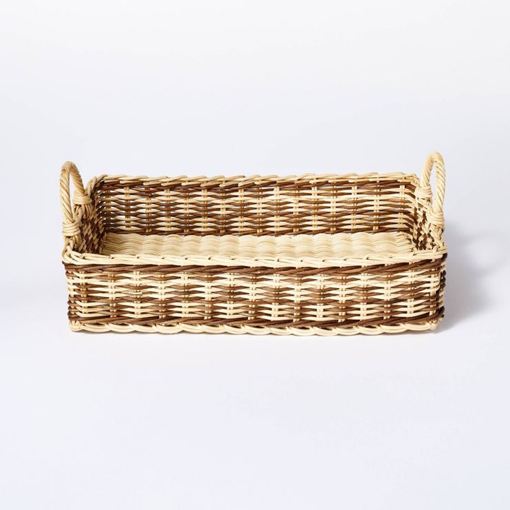 Woven Recta Checker Gathering Tray - Threshold™ designed with Studio McGee | Target