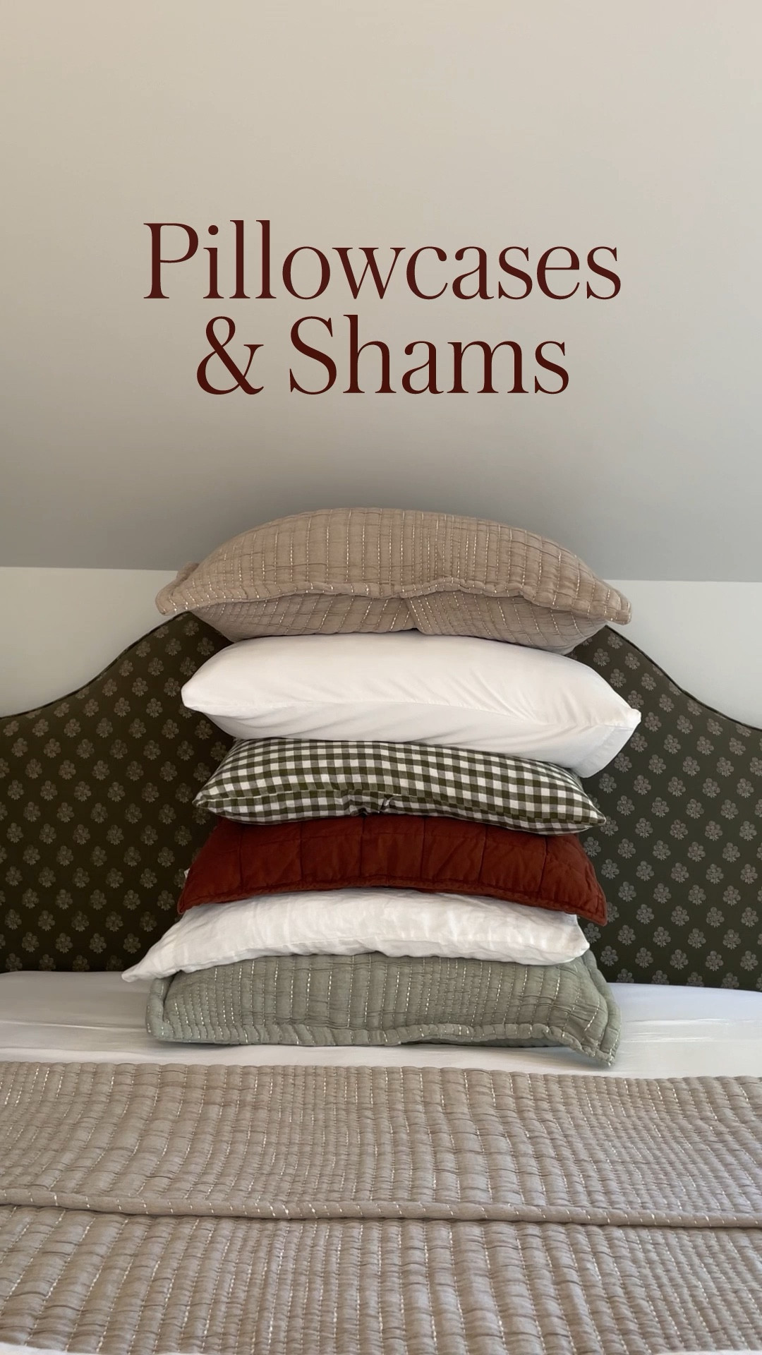 Shop pillowcases and shams from my favorite bedding brand @onequince. Each one comes in a variety of colors! #quincepartner #liketkit @shop.ltk