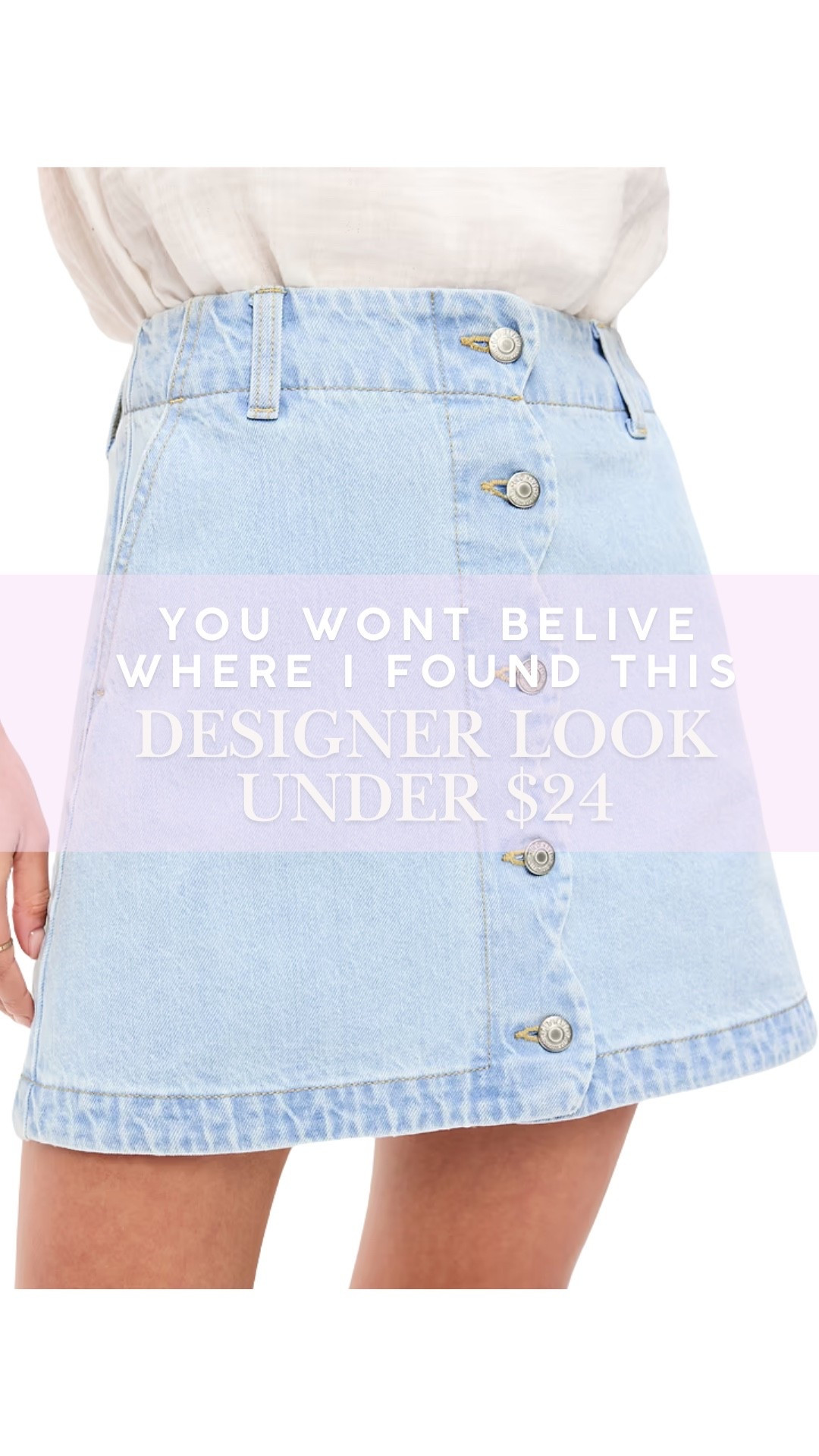 Designer look under $24 love this light denim color

#LTKSaleAlert #LTKmomlife #LTKootd