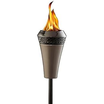 TIKI Brand 66-Inch Island King Large Flame Torch, Gunmetal Finish | Amazon (US)