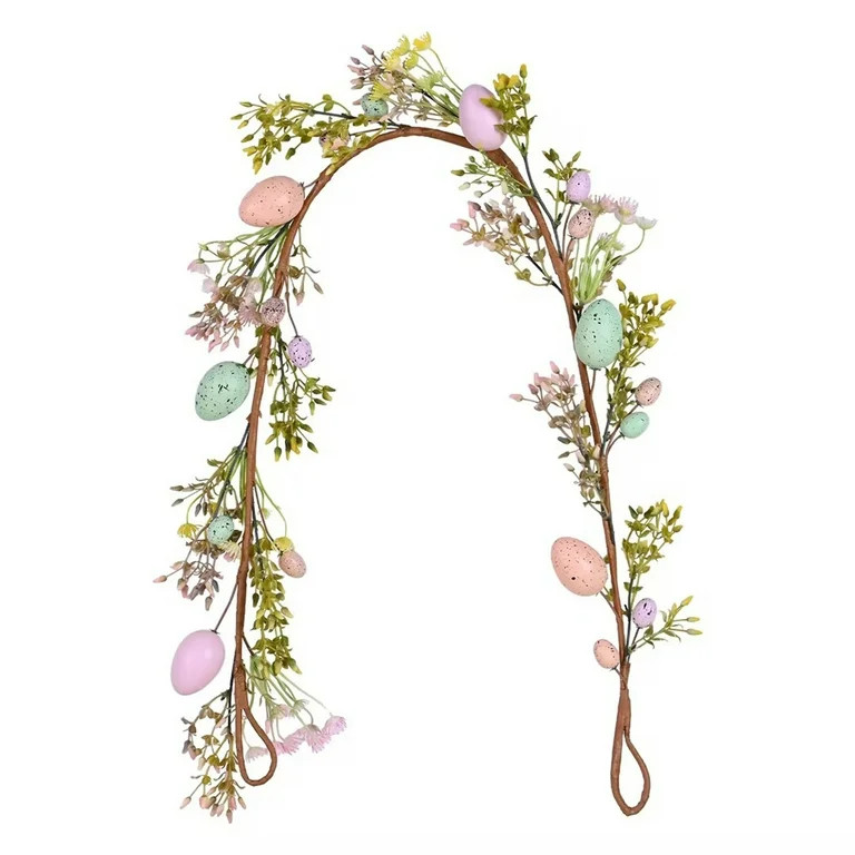 Azrian Easter Decorations for the Home Easter Wreaths with Eggs for Front Door Spring Assorted Tw... | Walmart (US)