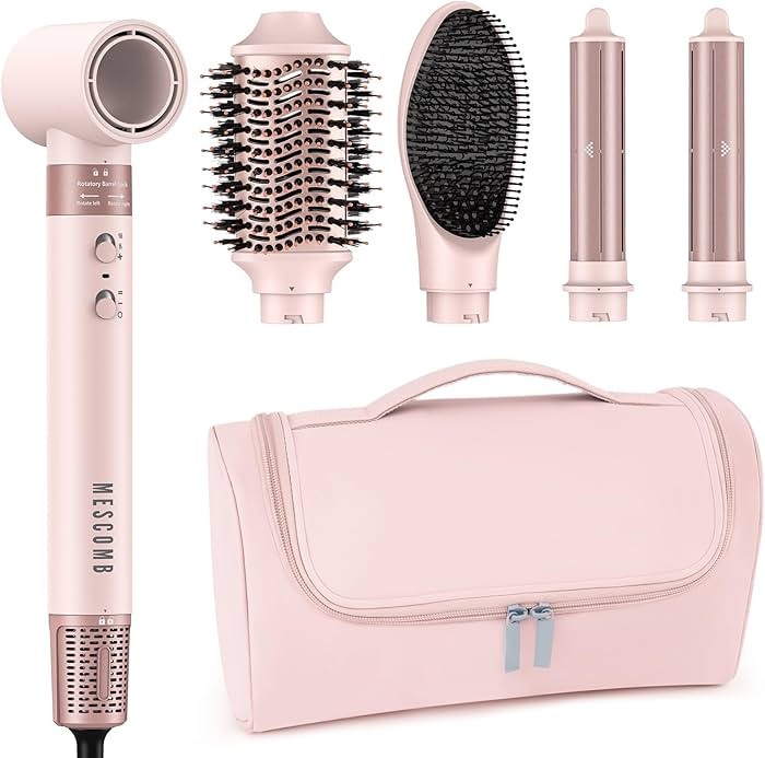 5 in 1 High-Speed Hot Air Styler - Professional Frizz-Free Hair Dryer Brush, Fast Drying Hair Dry... | Amazon (US)