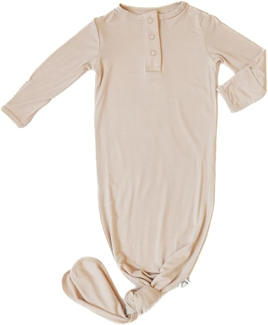 Ultra-Soft Knotted Viscose made from Bamboo, Baby Gown, Newborn Long-Sleeve Swaddle Wear for Baby... | Amazon (US)