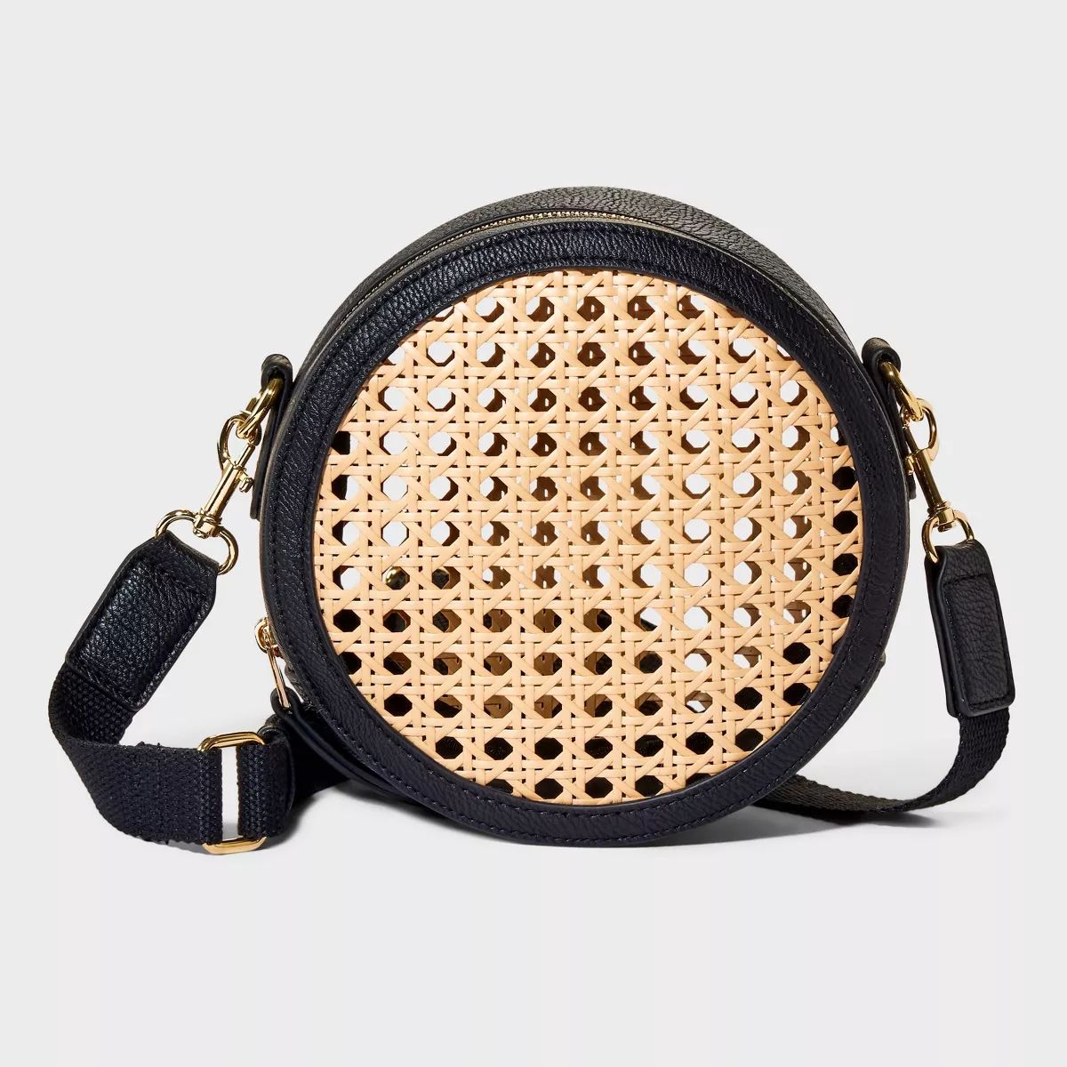 Straw Canteen Crossbody Bag - Universal Thread™ Black | Target