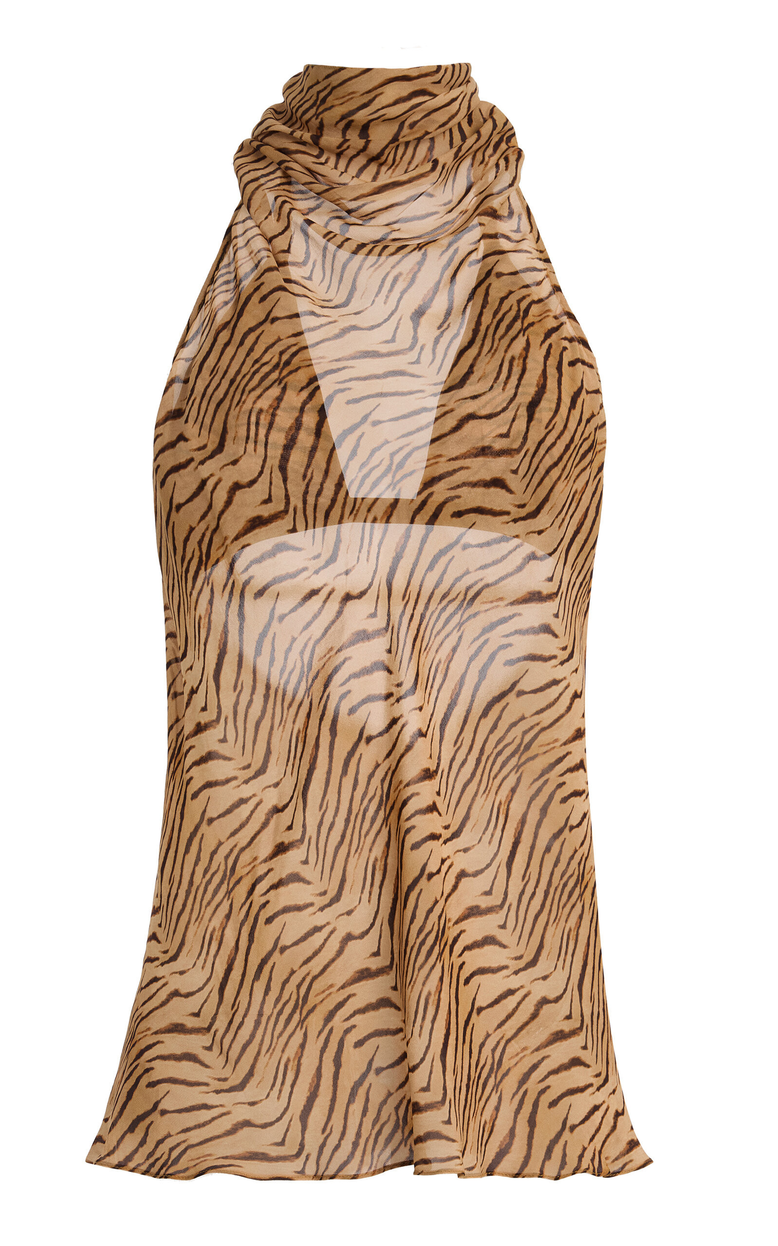 ViX - x RHW Ro Crepe Halter Top - Animal - S - Moda Operandi | Moda Operandi (Global)