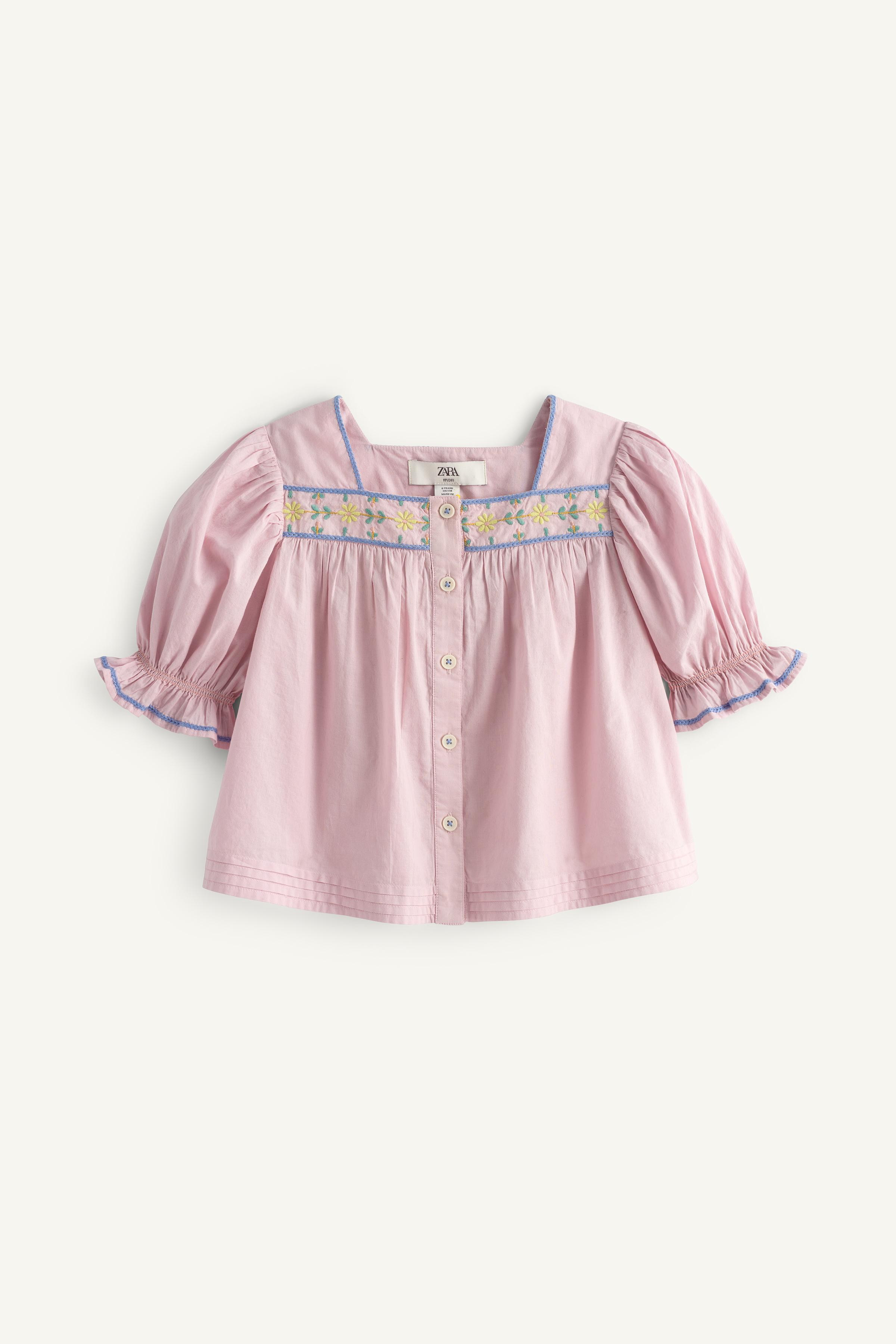 LIMITED EDITION EMBROIDERED FLORAL SHIRT | Zara US