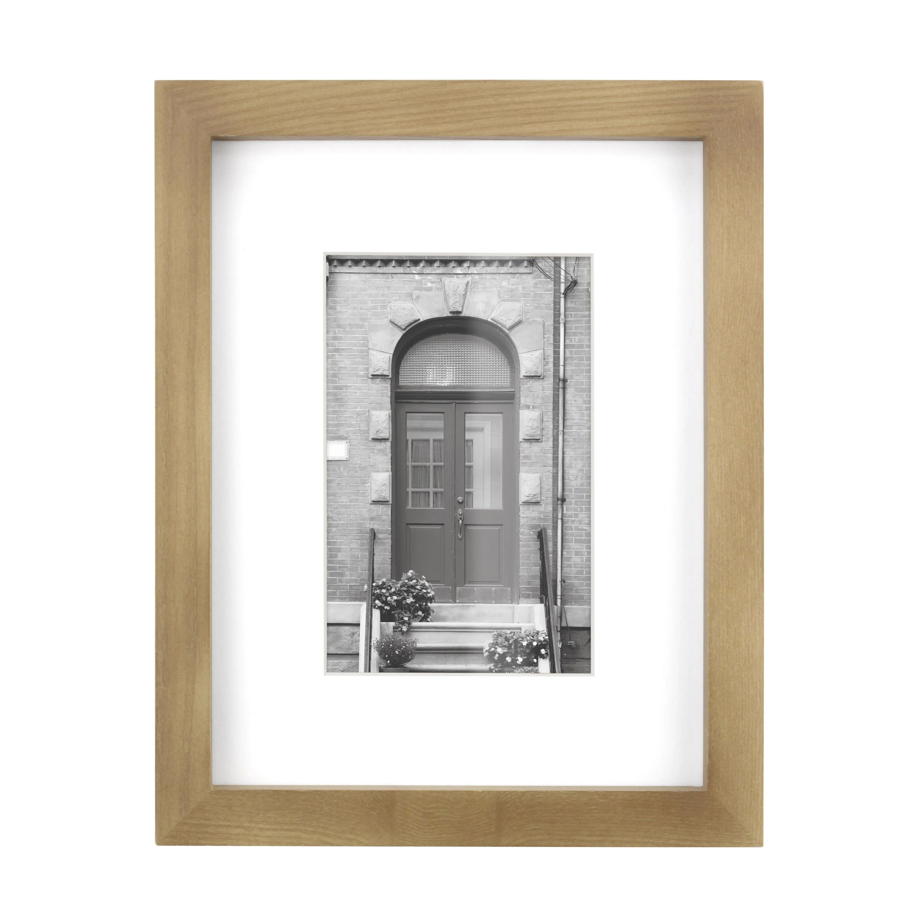 Better Homes & Gardens 7x9 Matted to 4x6 Wood Tabletop Picture Frame, Brown - Walmart.com | Walmart (US)