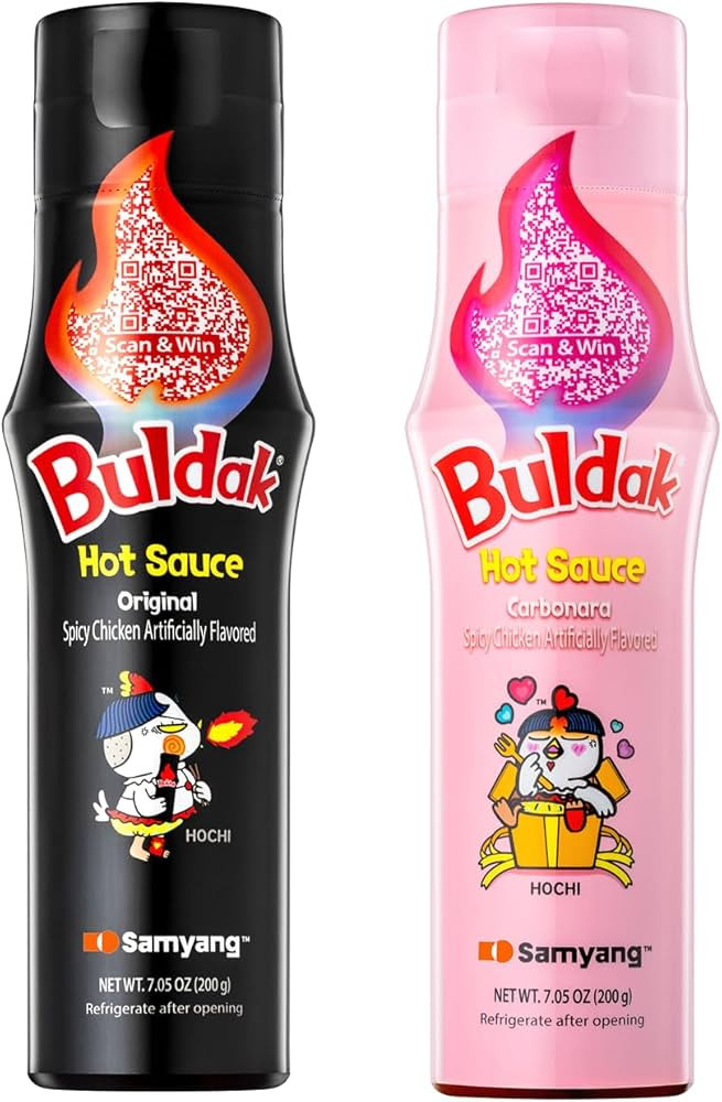 Samyang Buldak Hot Sauce - Original Carbonara Bundle, Korean Spicy Hot Chicken Flavor Sauce [5.57... | Amazon (US)