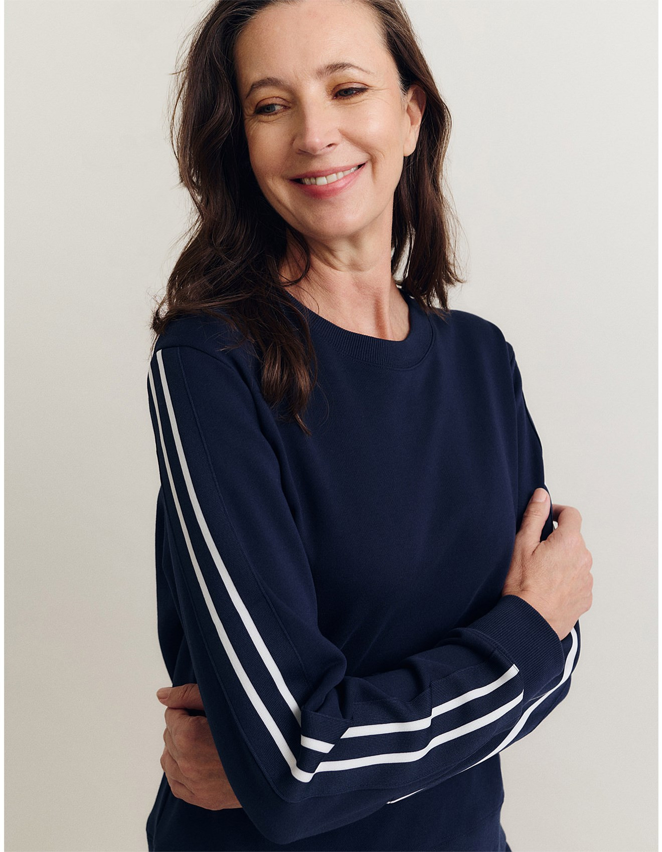 Black Pepper Madie Sporty Crew | David Jones | David Jones (Australia & New Zealand)