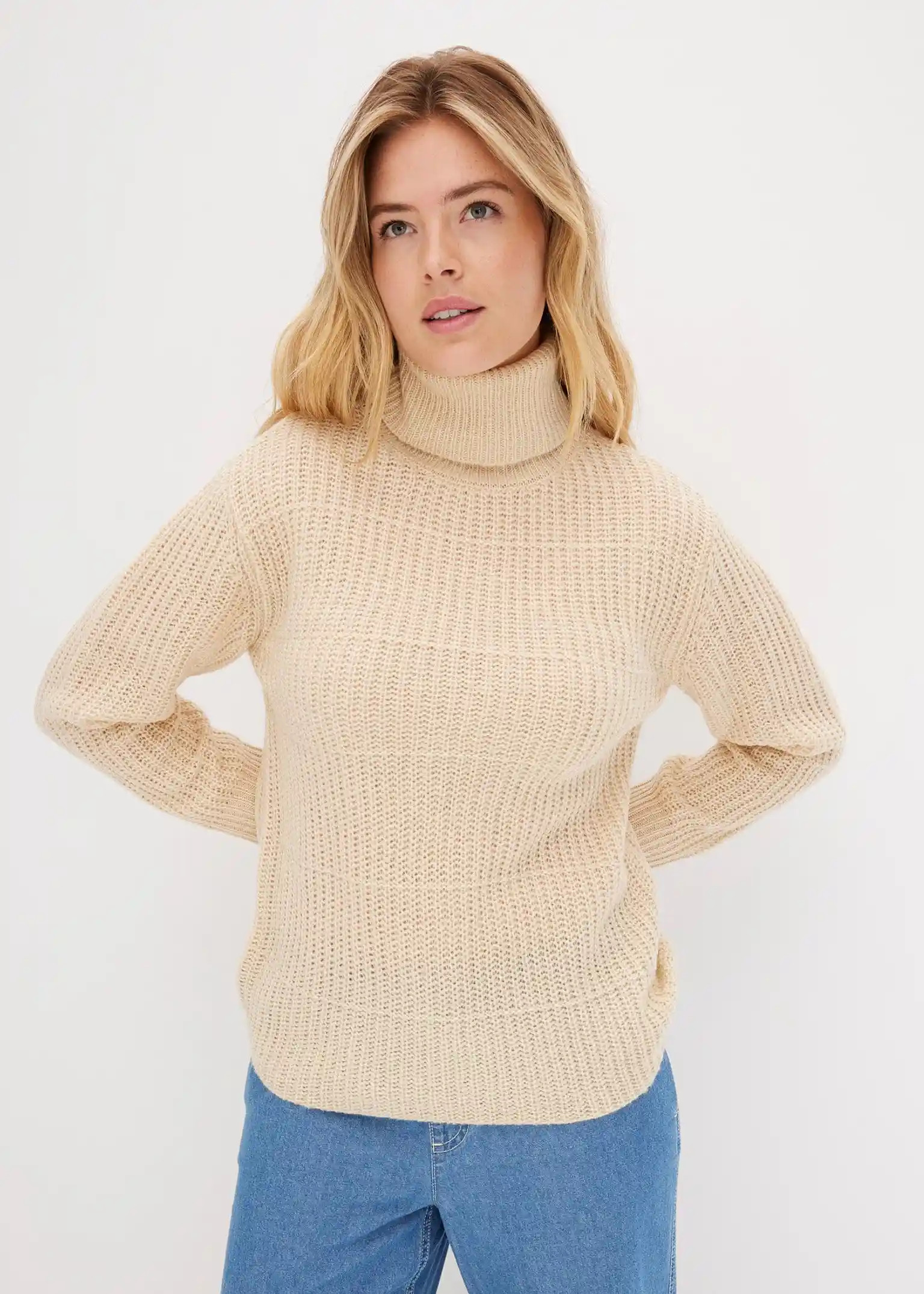 Strickpullover mit Rollkragen | Bonprix DE
