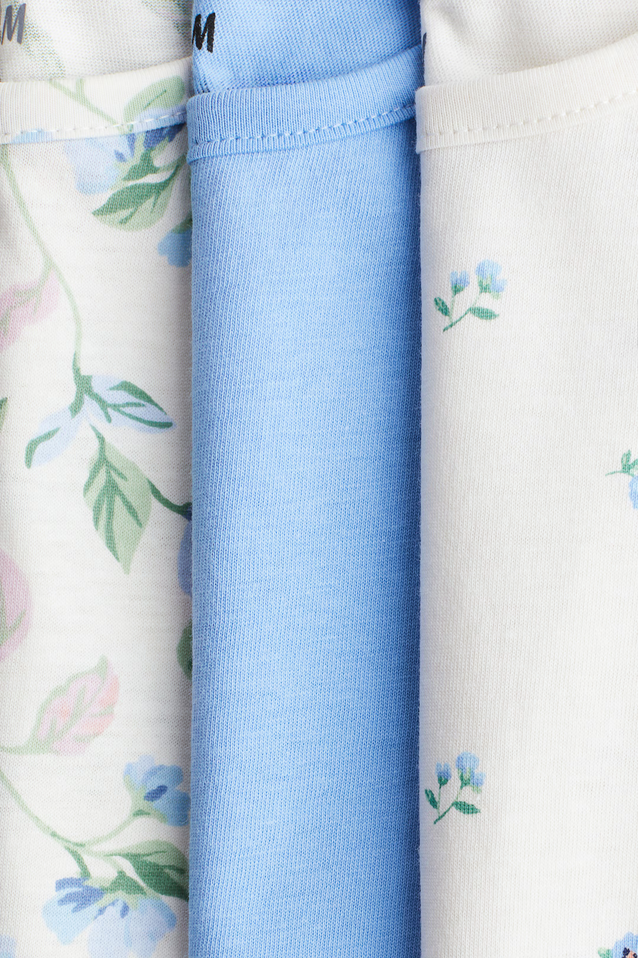 3-Pack Cotton Tops | H&M (US + CA)