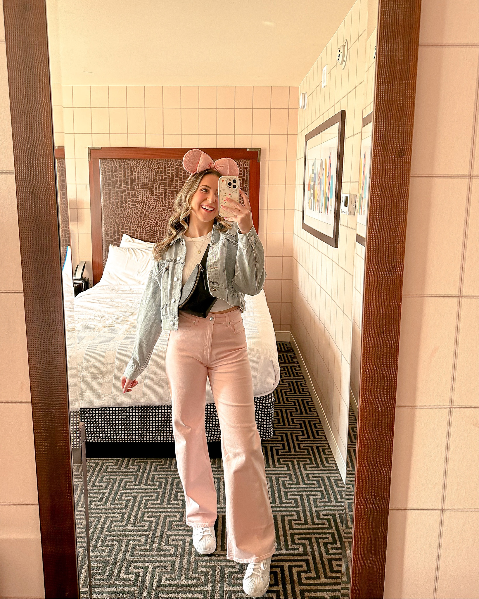 Disneyland Day 1 outfit
   
Jacket- small
Long sleeve- small
Pants- 4 true to size

#LTKunder50 #LTKfit #LTKstyletip