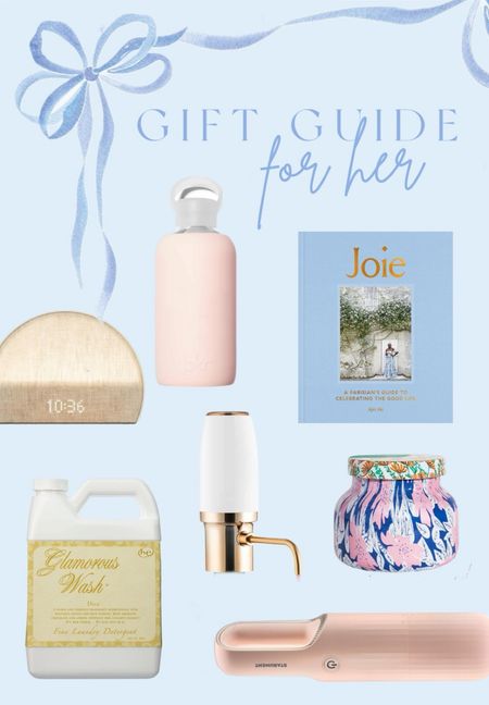 Gift Guide for Her 

Grand millennial gift | gift ideas | gifts for her | coffee table book | wine gift | candle | gift ideas | Christmas gift | preppy gift guide | 

#LTKSeasonal #LTKHoliday #LTKGiftGuide